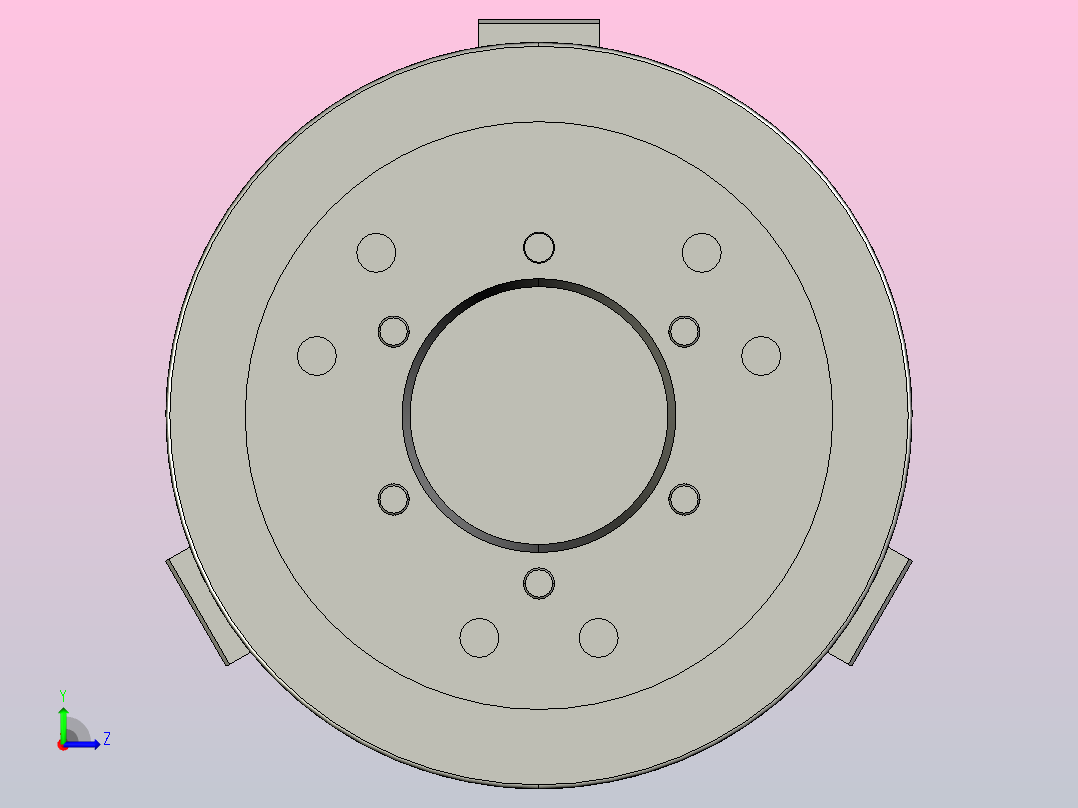 3H╱3H-A高速中空动力夹头[3H-15A8]左视图