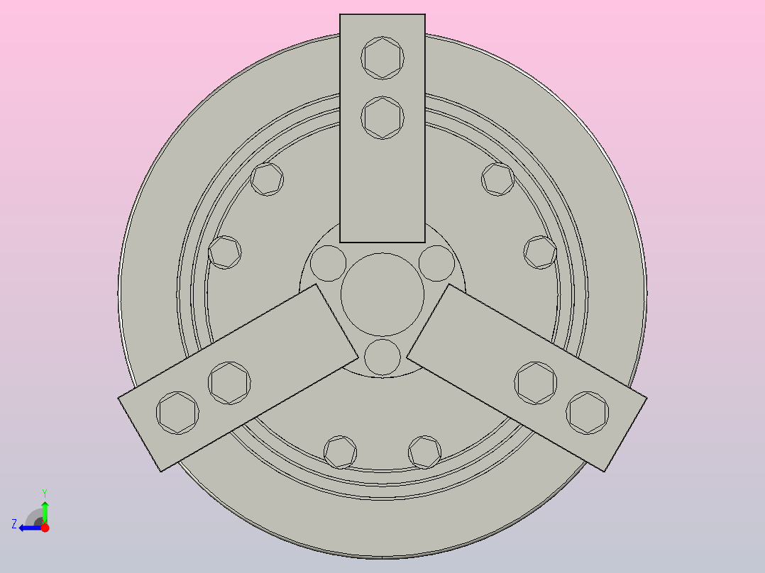 3H╱3H-A高速中空动力夹头[3H-15A8]右视图
