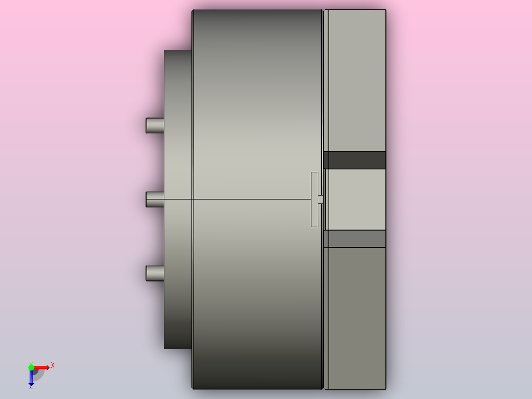 3H╱3H-A高速中空动力夹头[3H-15A8]俯视图