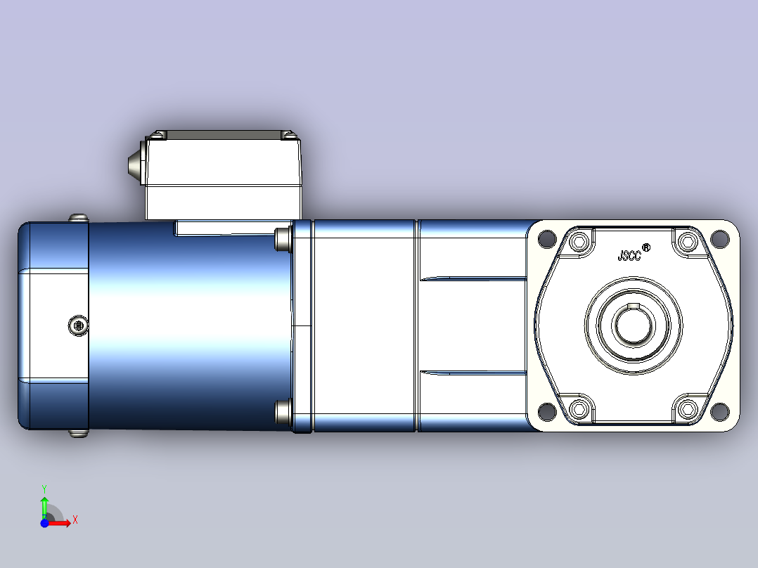 精研YR阻尼电机 60yr02-1800前视图