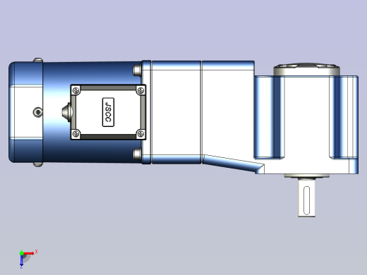 精研YR阻尼电机 60yr02-1800俯视缩略图