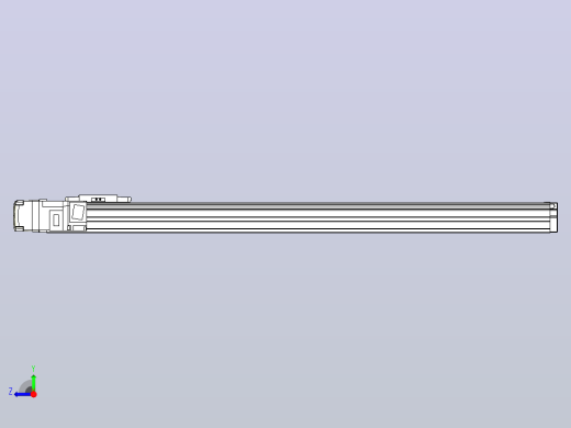 滚珠丝杠直线轴内置导轨TPA-GCR-40-1210C-L550-ML-M10-N3右视缩略图