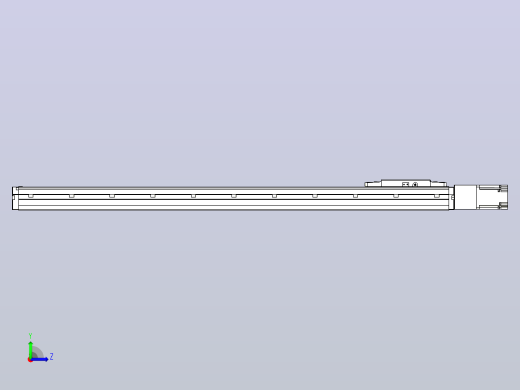 滚珠丝杠直线轴内置导轨TPA-GCR-120-1610C-L850-M-M40-N3左视缩略图