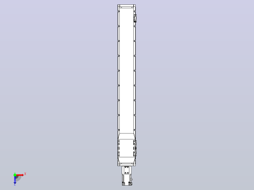 滚珠丝杠直线轴内置导轨TPA-GCR-120-1610C-L850-M-M40-N3俯视缩略图