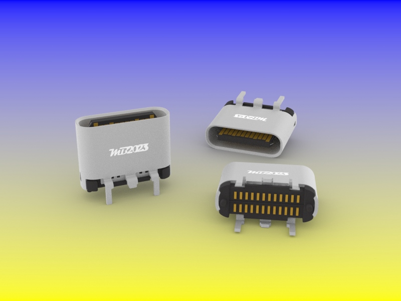 USB-C垂直连接器