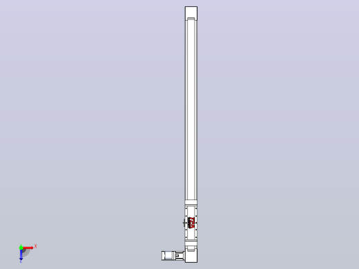 伺服电机集成皮带传动直线执行器TPA-OCB-80-140-L1150-DL-J60-N3俯视缩略图