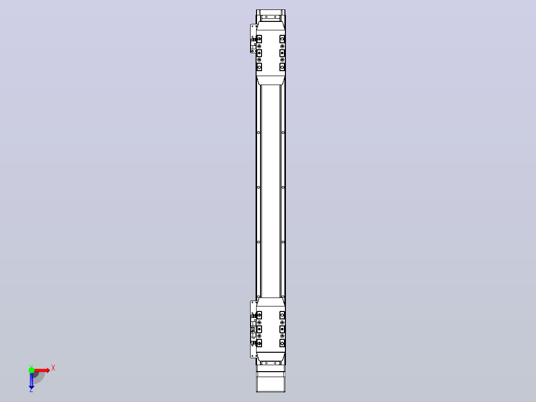 滚珠丝杠线性轴TPA-GCRS-50-1205C-L175-MP-M10-N3俯视图