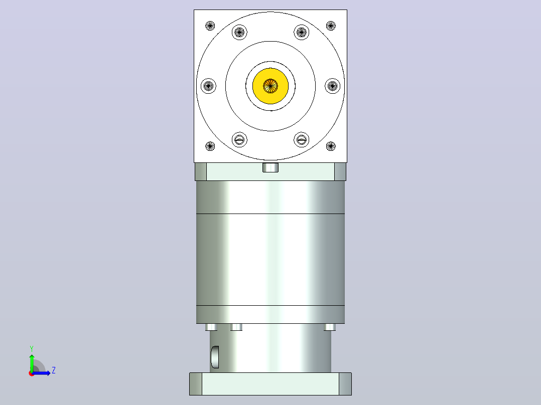 PW170单轴 PLF160-L2 35-114.3-200-M12换向器左视图