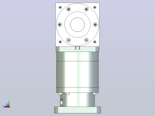 PW170单轴 PLF160-L2 35-114.3-200-M12换向器右视缩略图