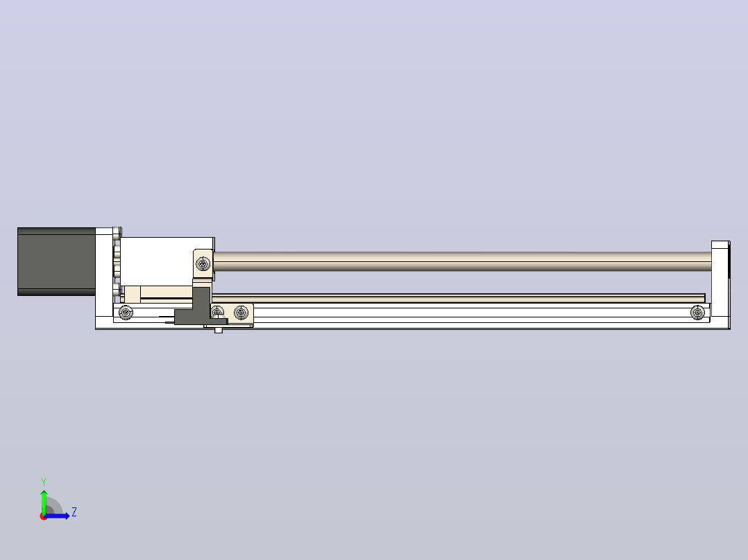 FSL30 直线模组[FSL30-E200-04-BC-B28]左视图