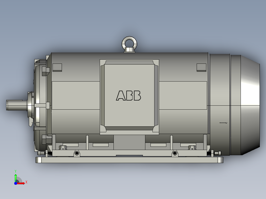 ABB 3GZF500035-93电机的转接板前视图