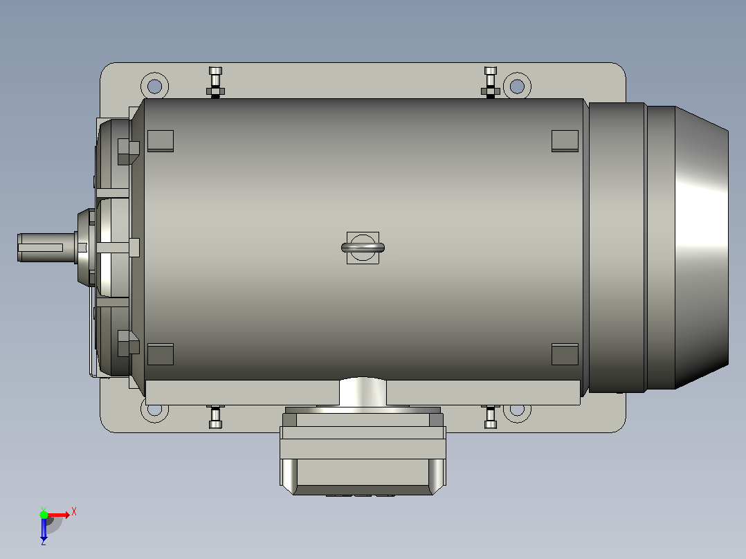 ABB 3GZF500035-93电机的转接板俯视图