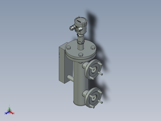 油位控制。PTC Creo模型
