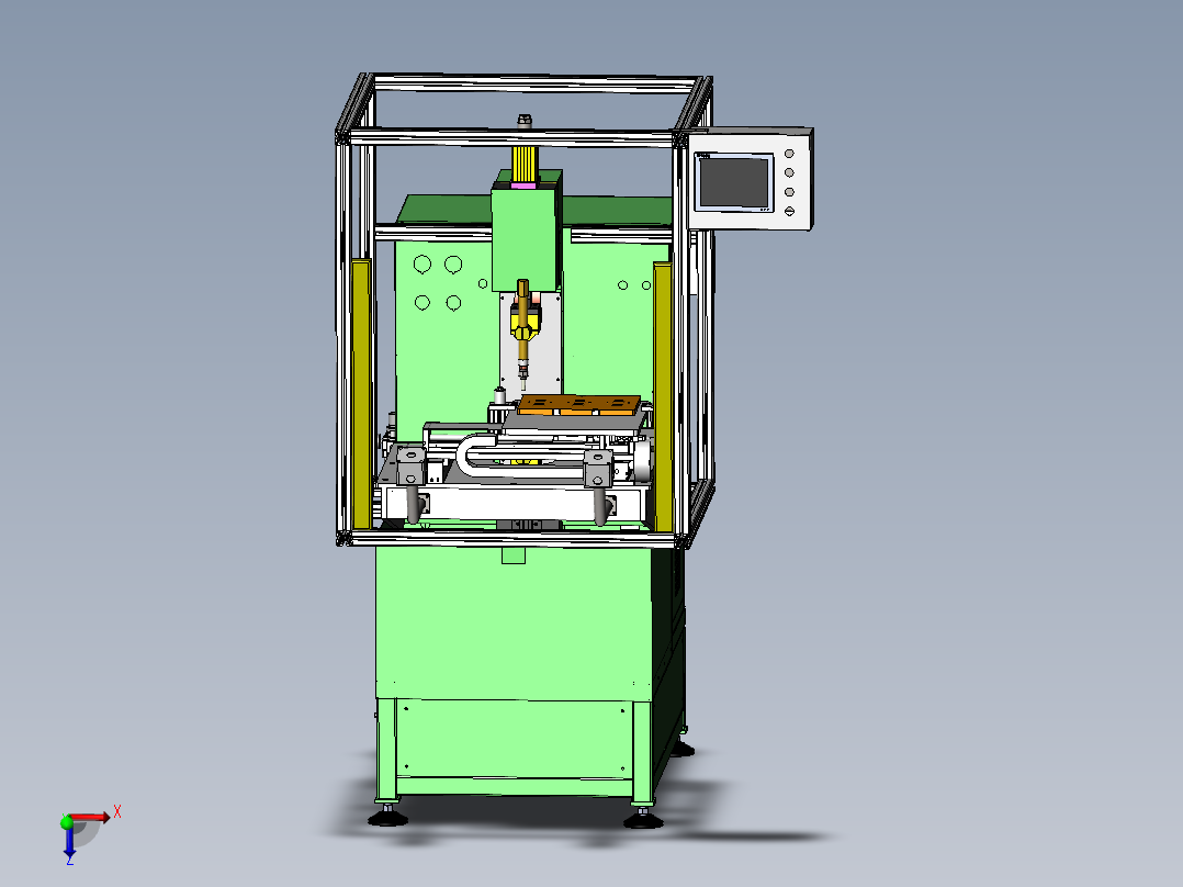 碳刷焊接专机sw2016可编辑