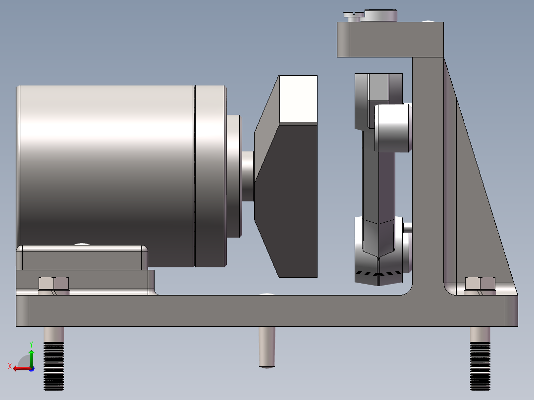 2100B柴油机连杆钻孔夹具设计50后视图
