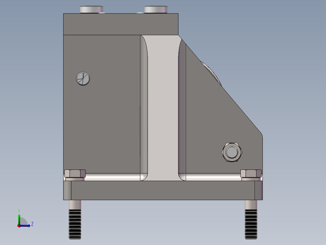 2100B柴油机连杆钻孔夹具设计50左视图