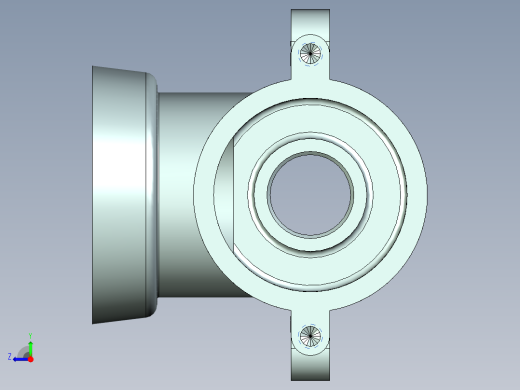 Diesel Engine 2.5ccm柴油引擎3D图纸 UG NX11设计 附工程图右视缩略图