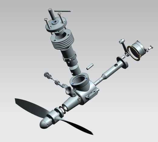 Diesel Engine 2.5ccm柴油引擎3D图纸 UG NX11设计 附工程图缩略图
