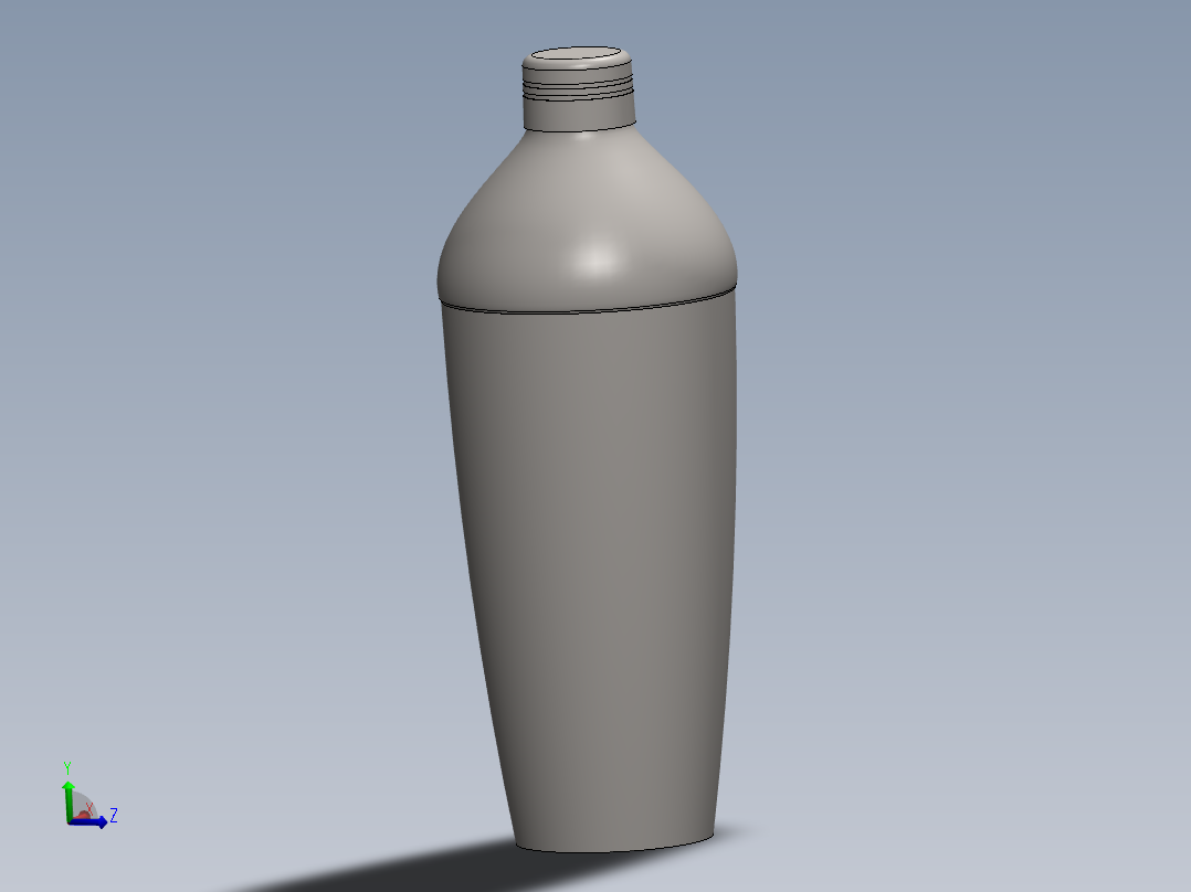SOLIDWORKS 喝水瓶子造型设计