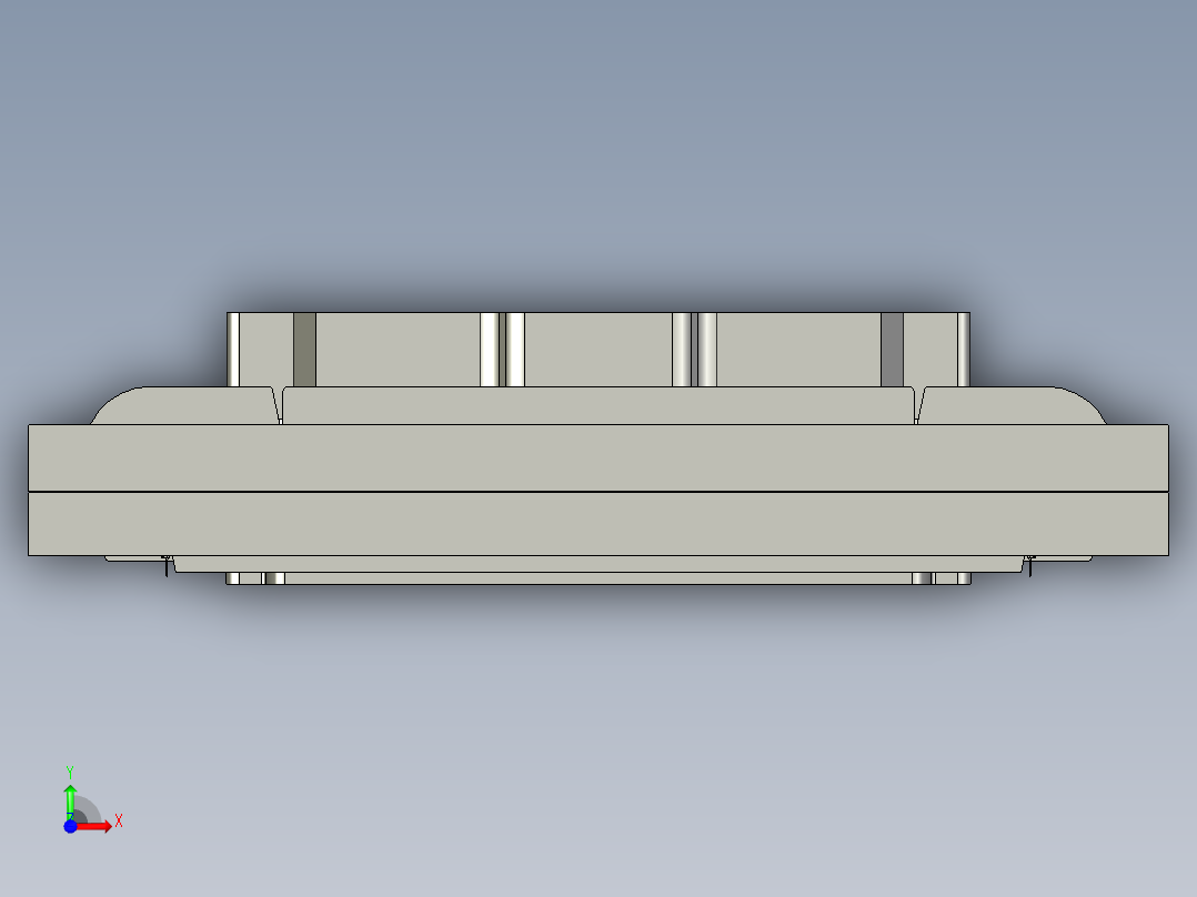 双动正反拉伸(全套,已试模OK)前视图