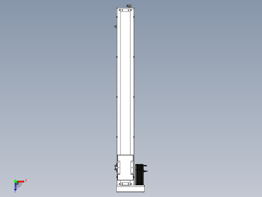 Toyo东佑达直线模组-ECH14-1050-BL-400W+煞車俯视缩略图