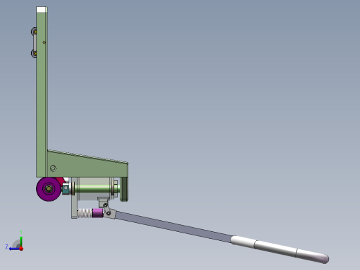 手动液压车设计【手推叉车】【SOLIDWORKS】【原创】90右视缩略图