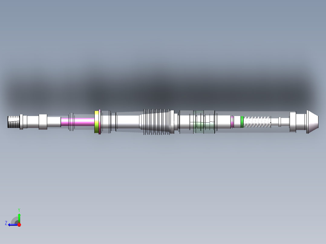 一种高温防砂节流器设计右视图