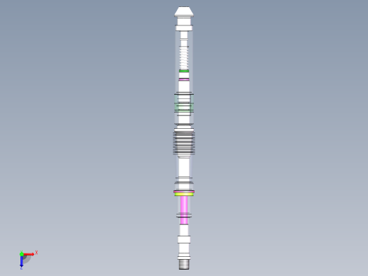 一种高温防砂节流器设计俯视缩略图