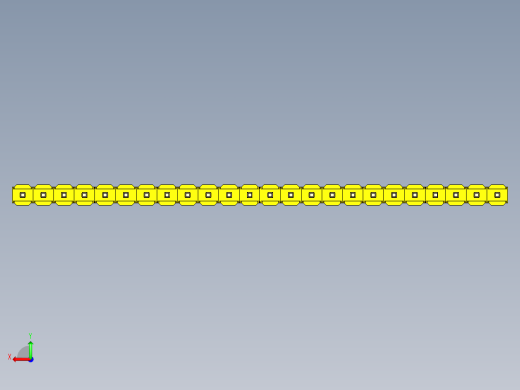 彩色公头100mil（2.54mm）系列-DS1021_yellow_1x24p_100mil_Type5_rev1.0后视缩略图