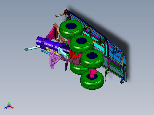 飞机减震轮开合门