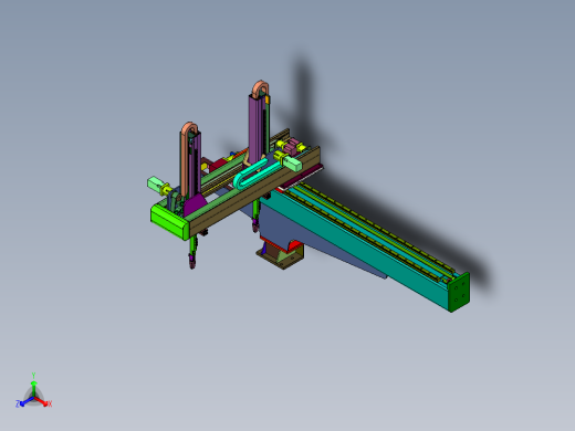 五轴伺服双臂双截机械手