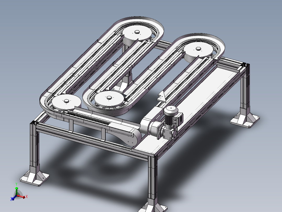 输送链板线 s型输送线