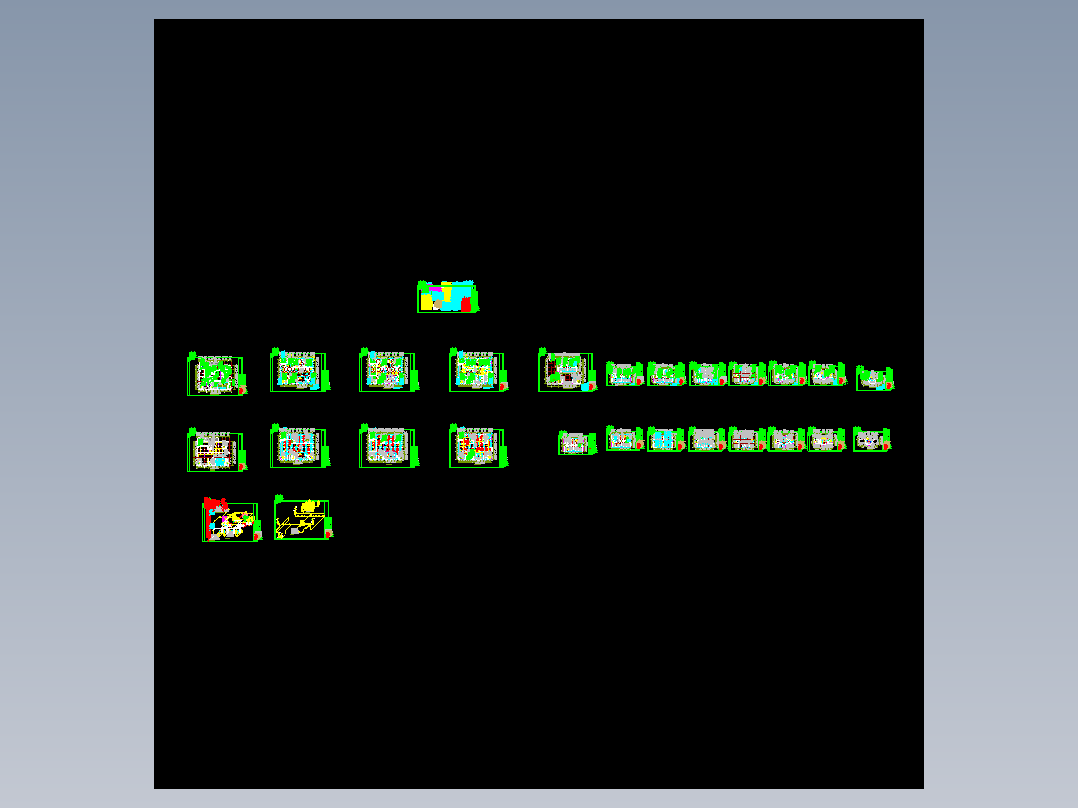 某大厦采暖、通风、空调设计全套图