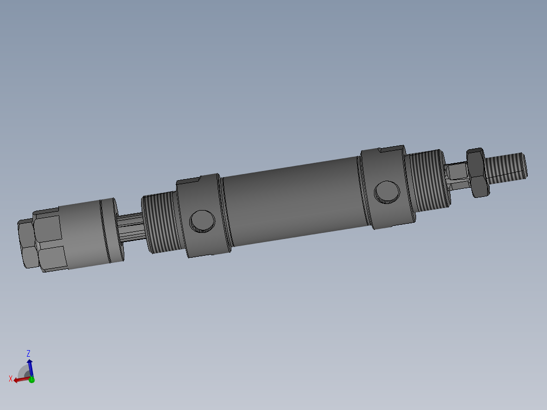 气缸MAJ25x10-10S主视图