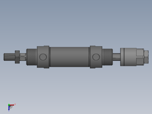 气缸MAJ25x10-10S俯视缩略图