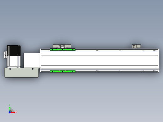 同步带滑台-半封闭B10H-L45-S300-L-P40-D3前视缩略图