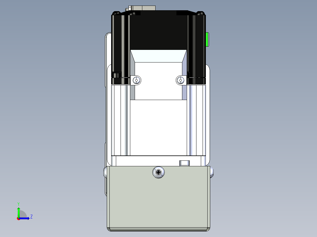 同步带滑台-半封闭B10H-L45-S300-L-P40-D3左视图