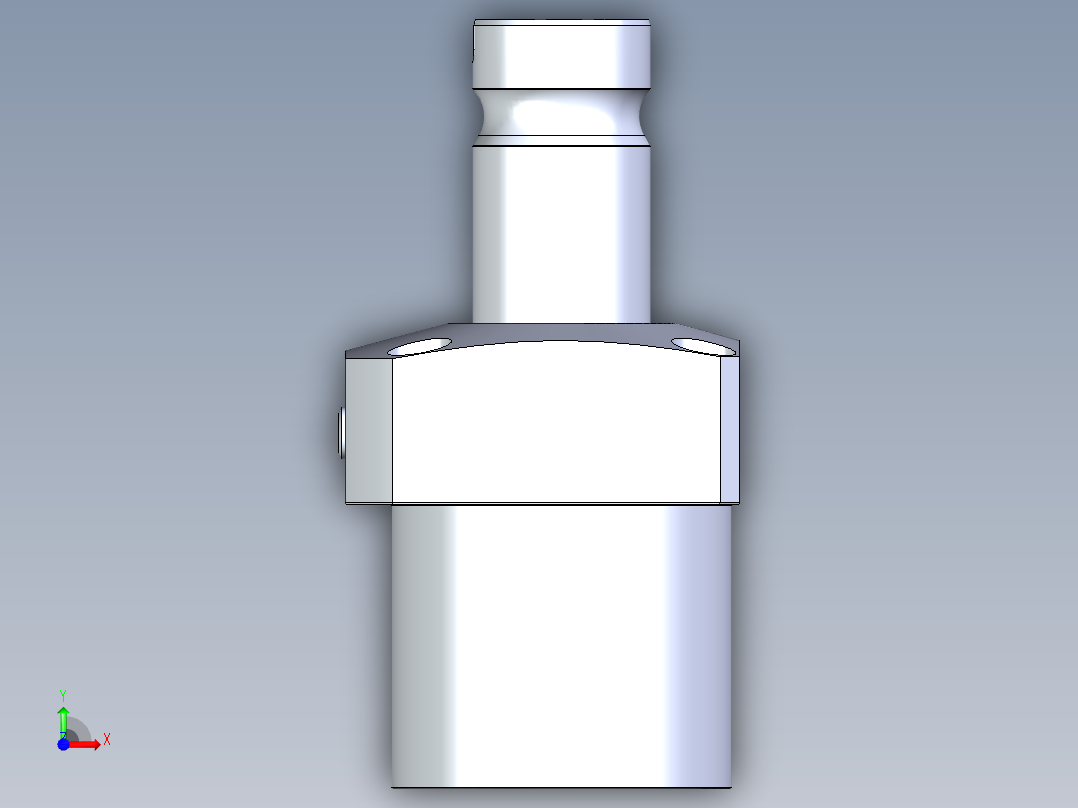 KOSMEKLHA1050-GR-F多系列多零件图纸模型前视图