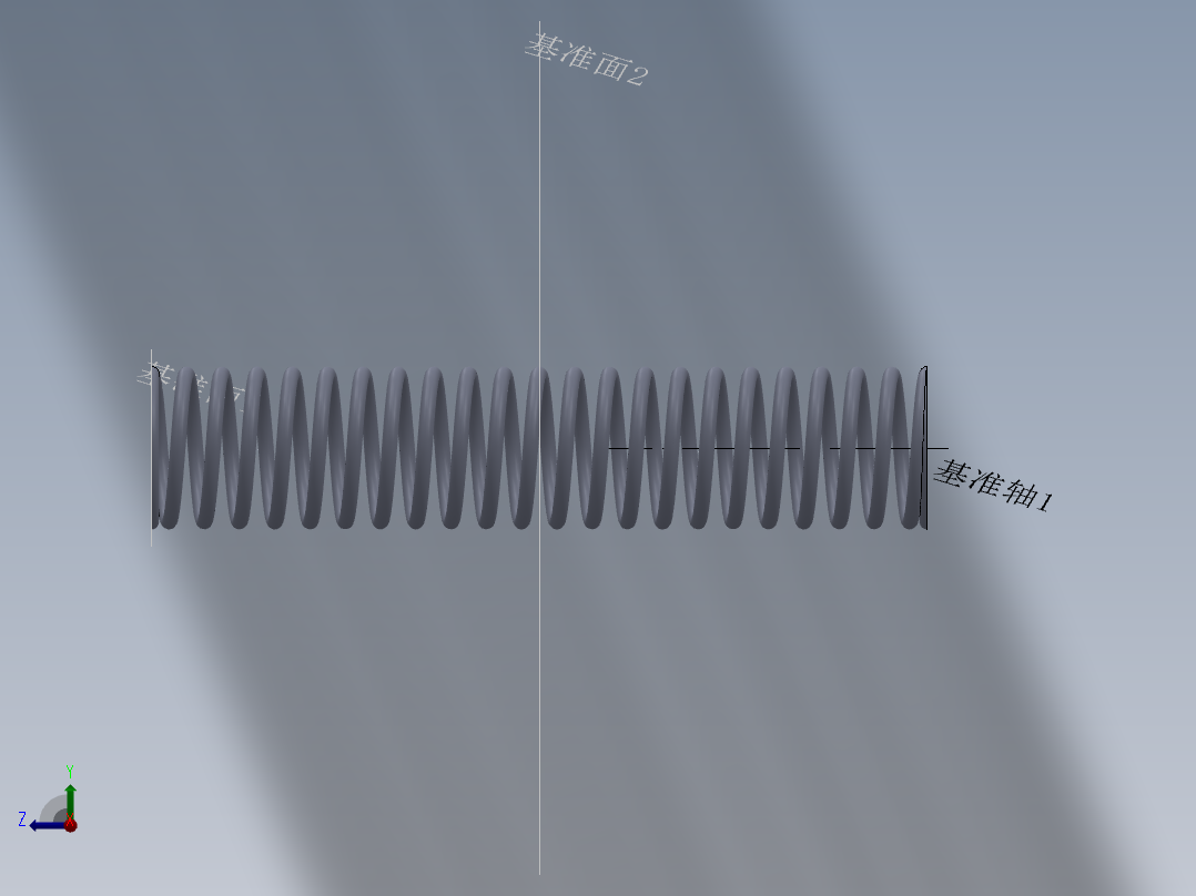 S47 线圈弹簧右视图