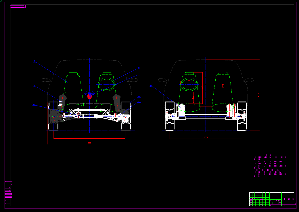 HG7164乘用车总体设计（CAD图+翻译）