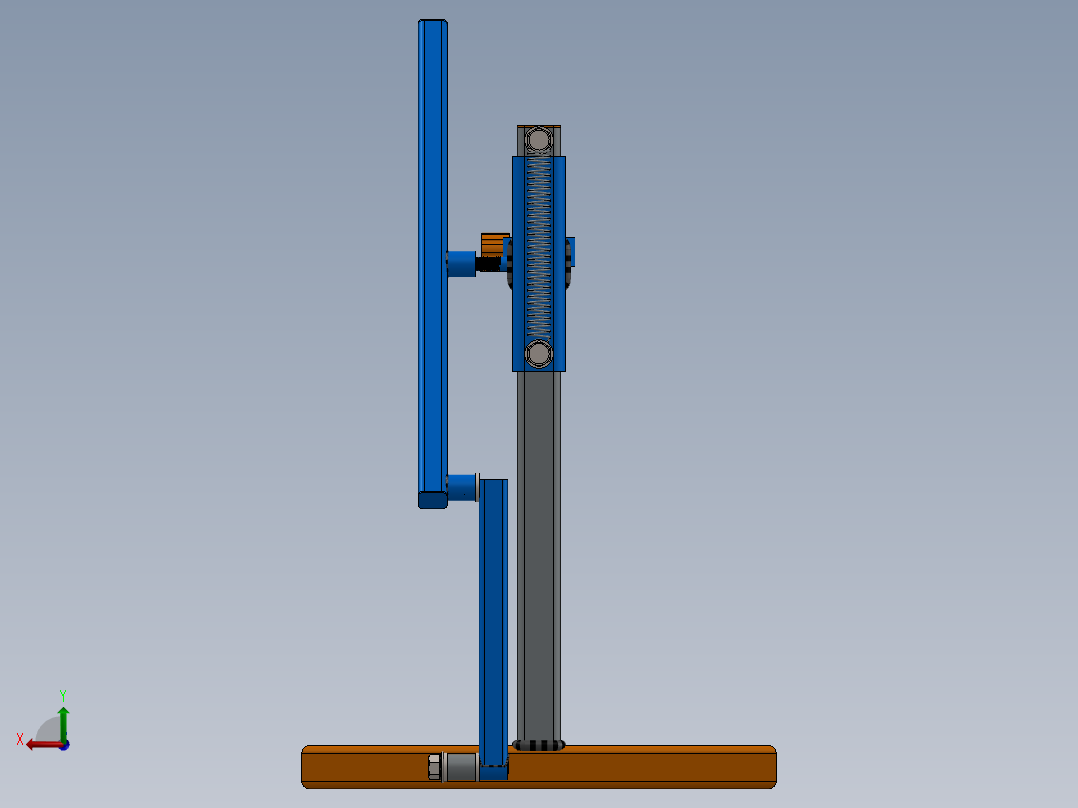 手电钻支架后视图