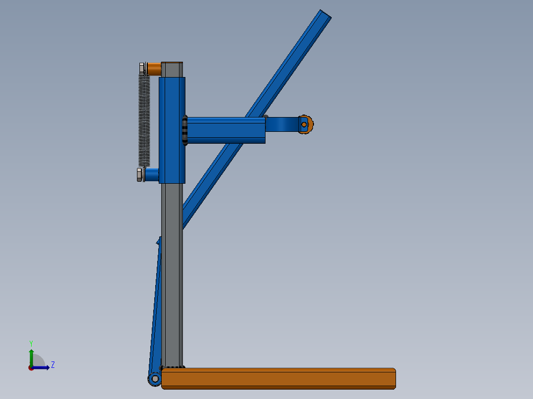 手电钻支架左视图