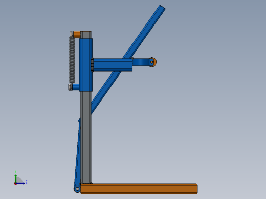 手电钻支架左视缩略图