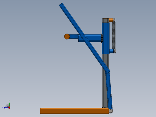 手电钻支架右视缩略图