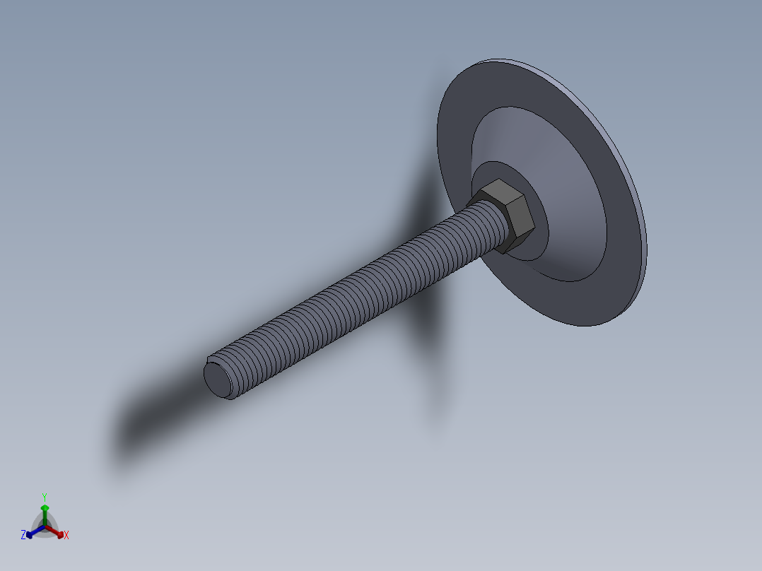 铝材附件零件库正等轴测图