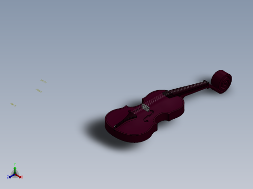小提琴3正等轴测缩略图