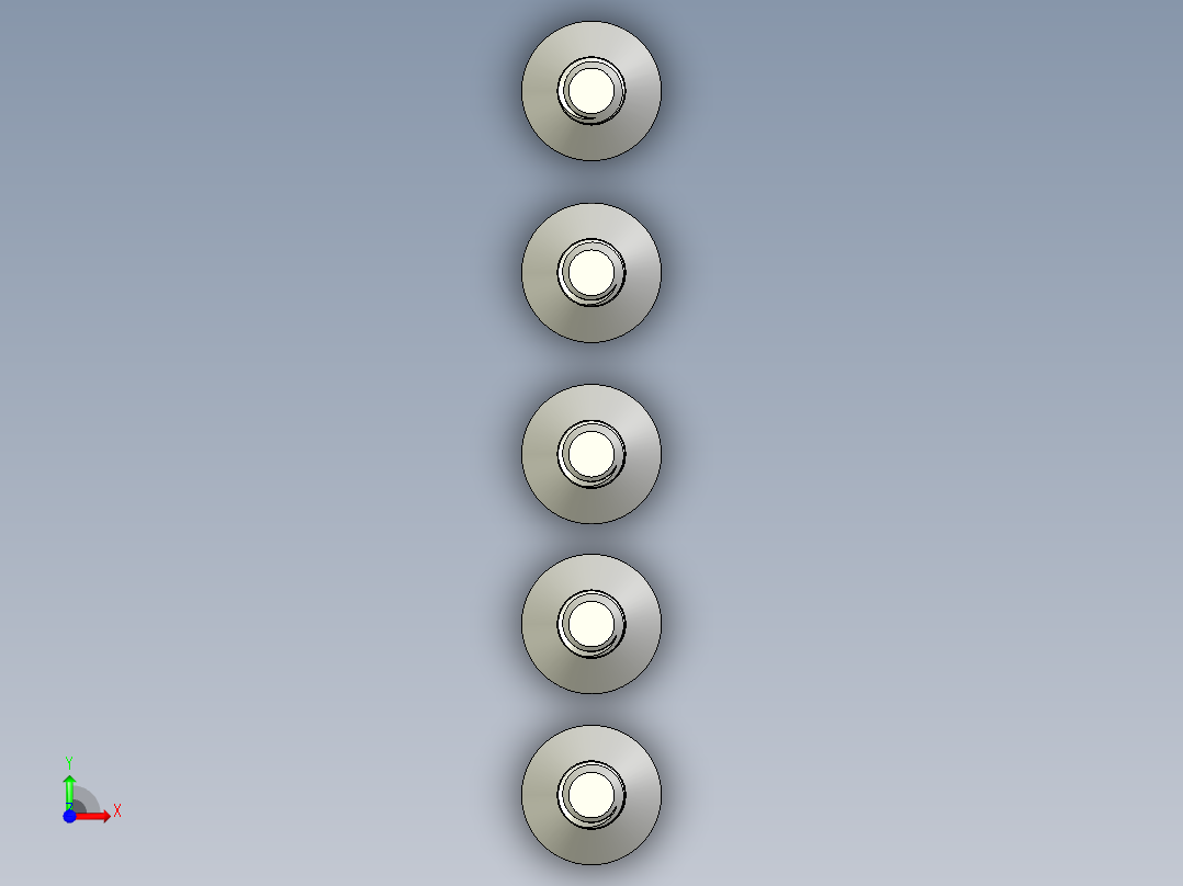 内六角螺栓-M8 Set_CSK Allen Bolt前视图