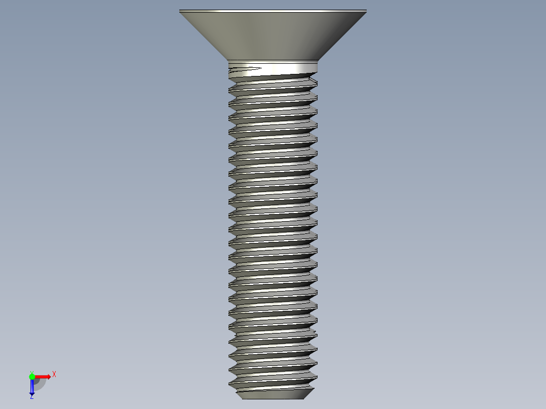 内六角螺栓-M8 Set_CSK Allen Bolt俯视图