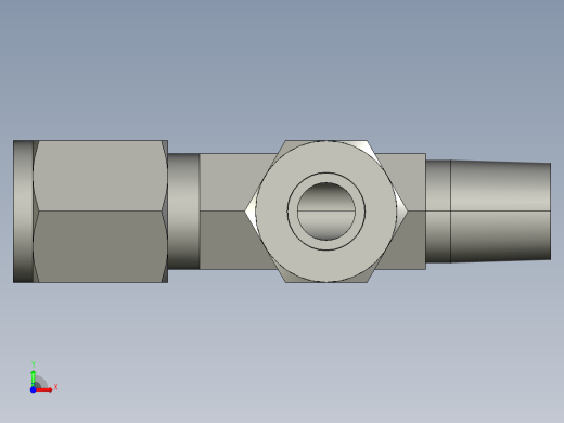 卡套式工业通用硬管接头6_rbu-s前视缩略图