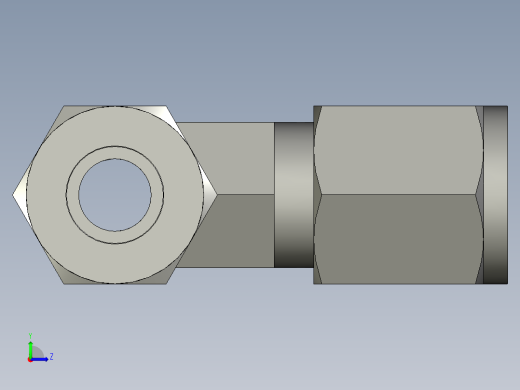 卡套式工业通用硬管接头6_rbu-s左视缩略图